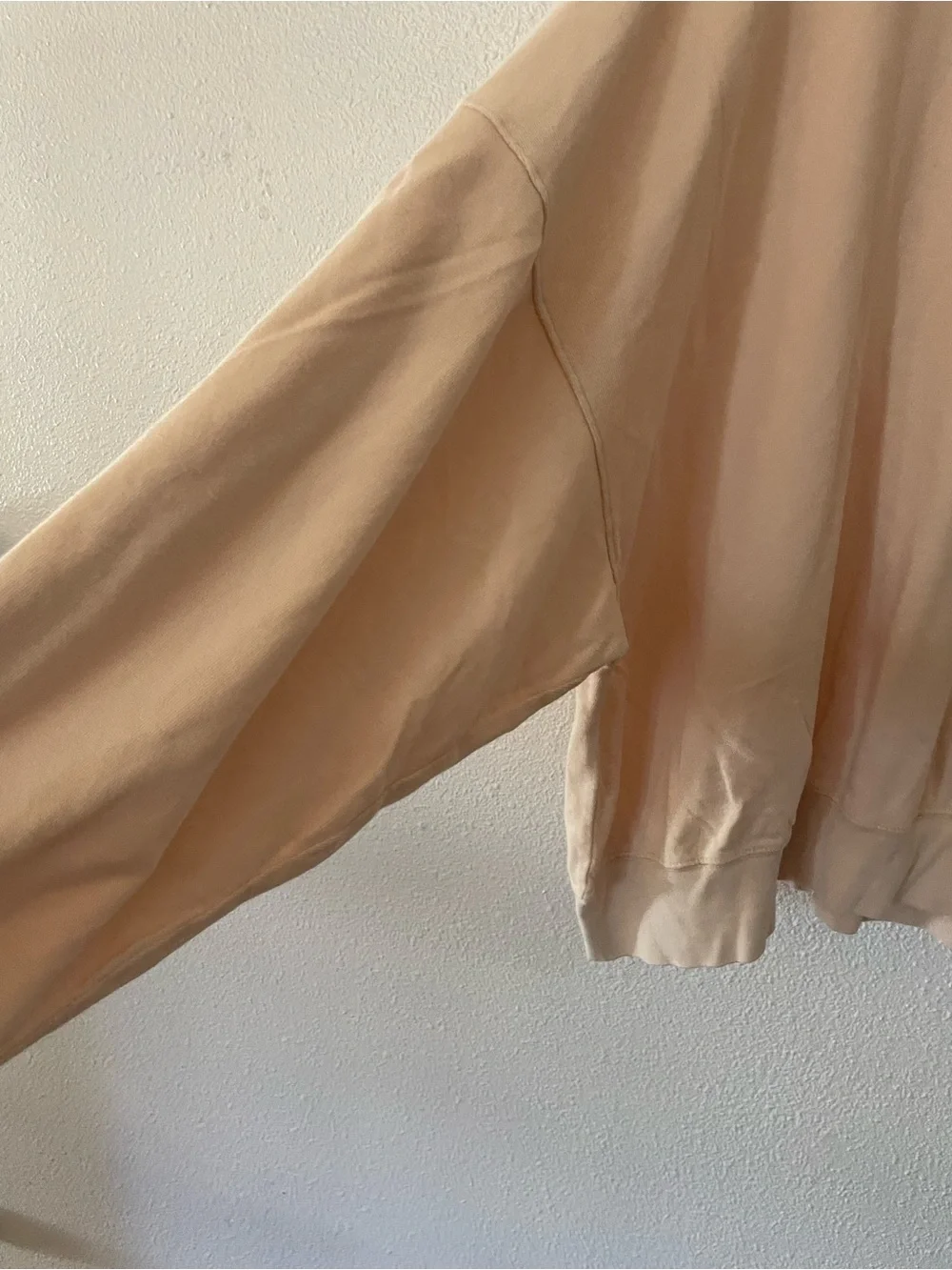 J.Crew Magic Rinse Turtleneck Sweatshirt Size 3X Plus Cream 100% Cotton NWT